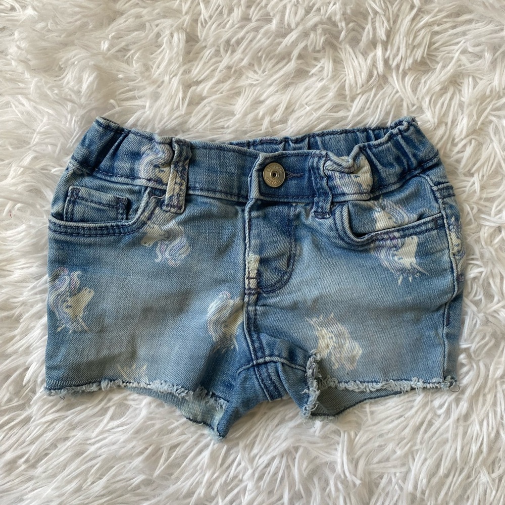 Denim Blue Kids Shorts